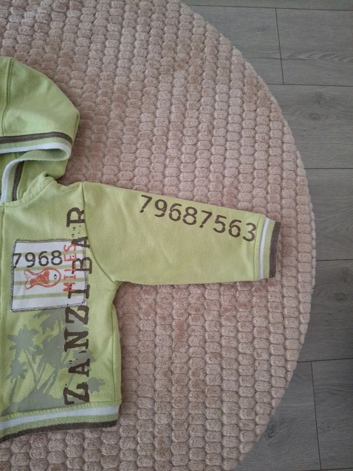 Gilet zippé 12mois - photo numéro 3