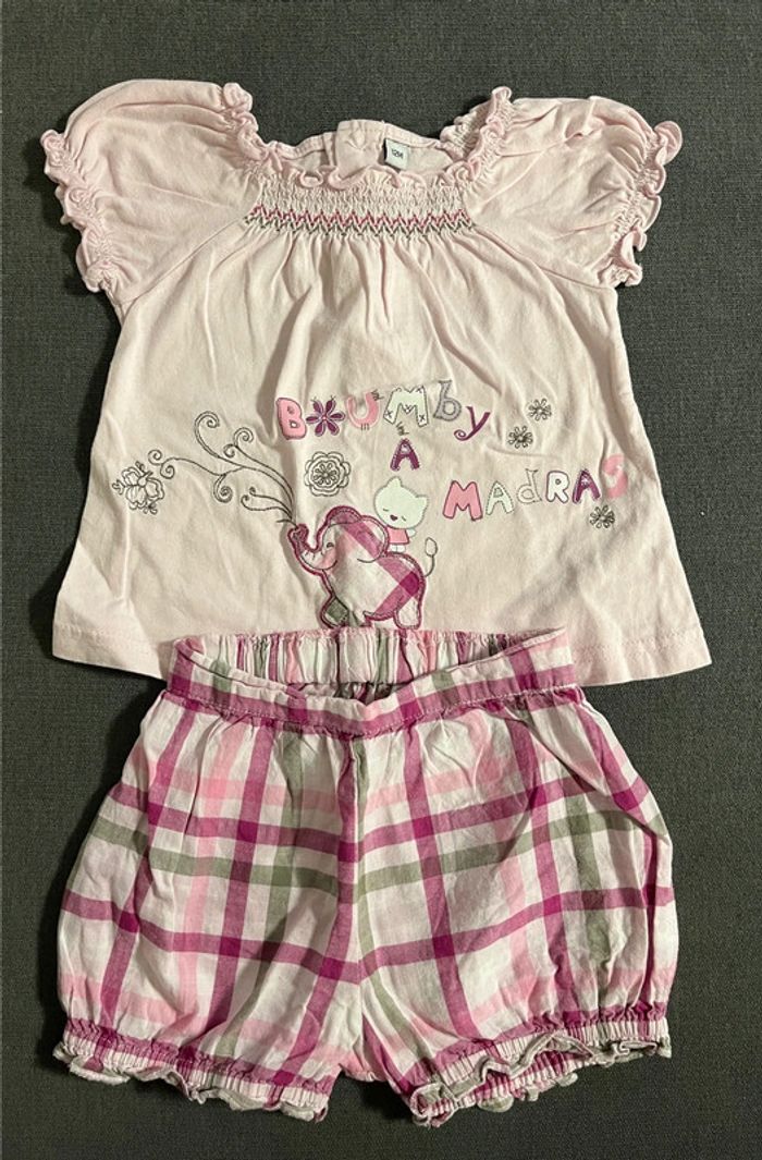 Ensemble Bloomer teeshirt 12 mois - photo numéro 2