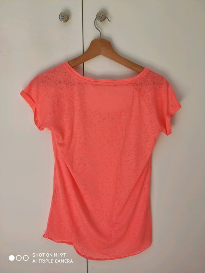 Tee shirt Cache cache corail - photo numéro 3