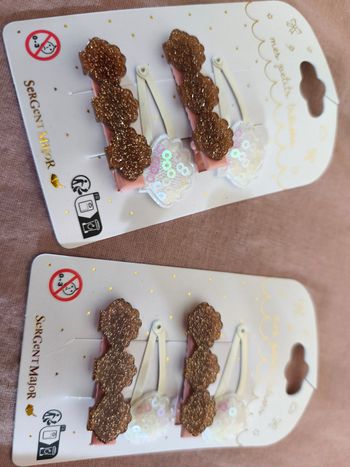 Lot de barrettes neuves