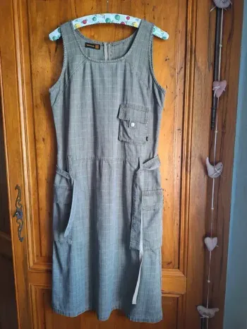 Robe chasuble à carreaux marque Cheyenne