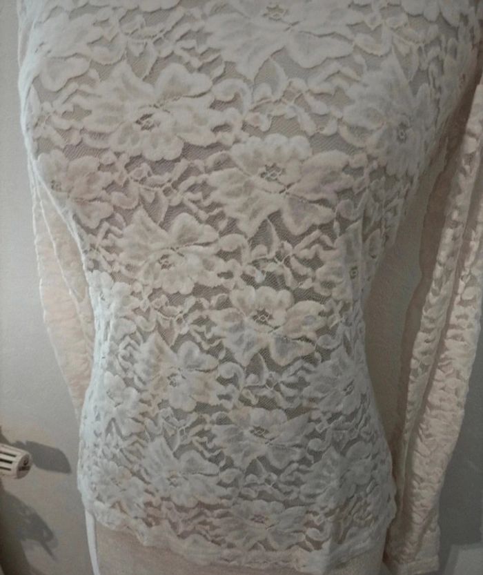 Magnifique pull léger en dentelle - photo numéro 2