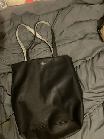 Sac à bandoulière façon tot-bag