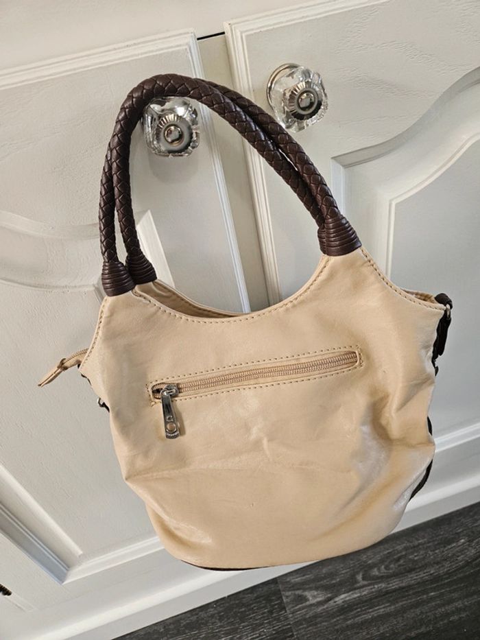 Gallentry petite sac fleurs marron et beige - photo numéro 3