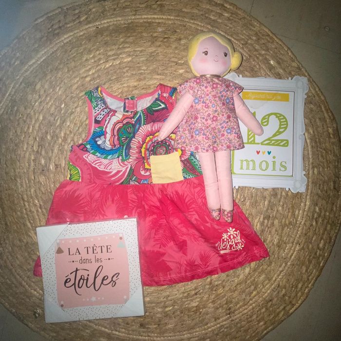 Jolie robe d’été 74cm Desigual