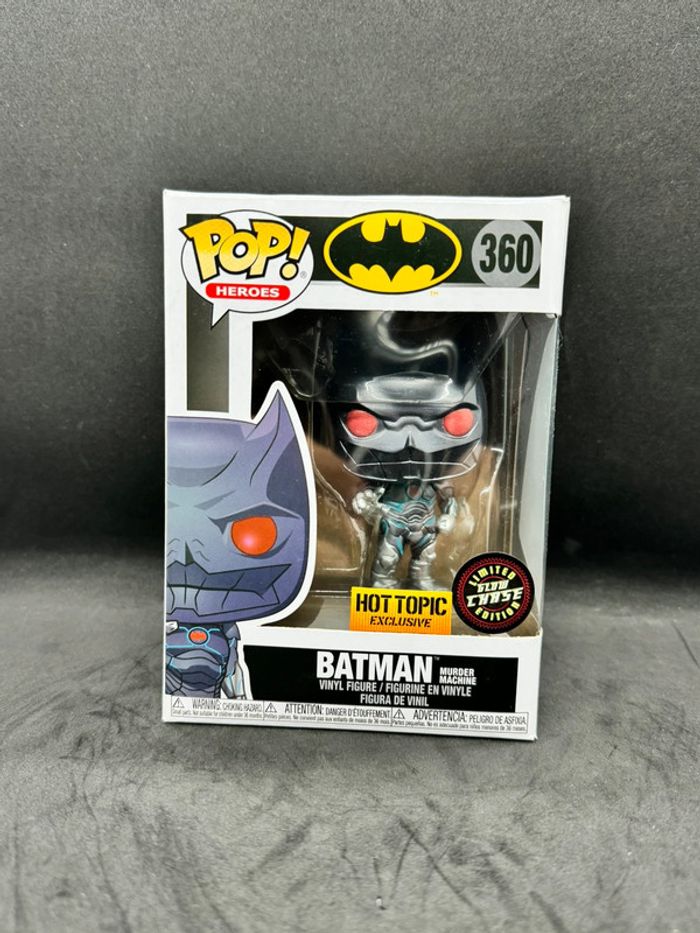 Funko pop dc comics Batman 360 Glow Chase Hot Topic - photo numéro 2