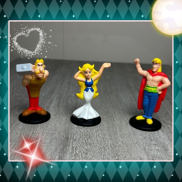Lot de 3 Figurines Astérix et Obelix