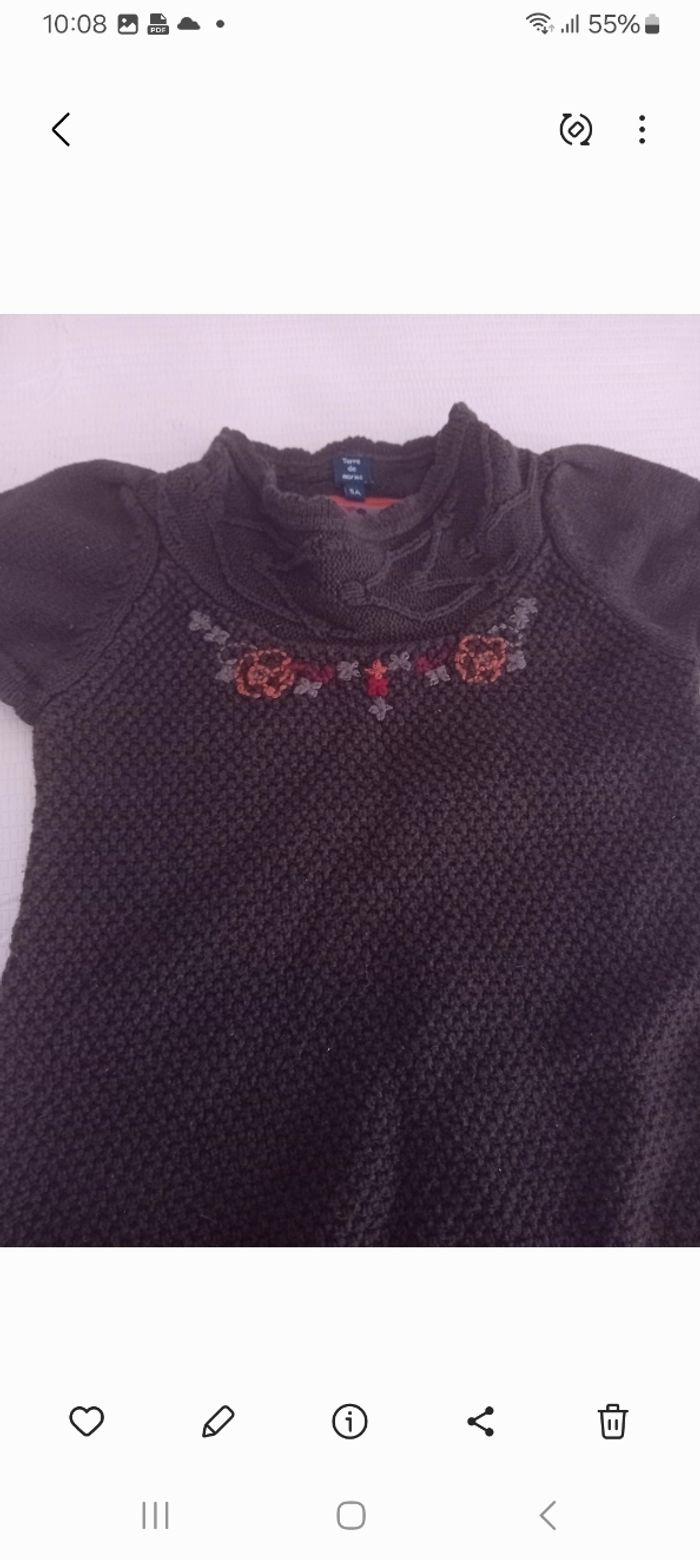 Robe laine #terredemarin 5ans - photo numéro 3