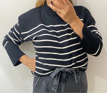 Superbe Pull Rayée Taille M-L