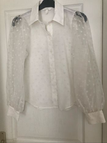 Magnifique Chemise blanche dentelle