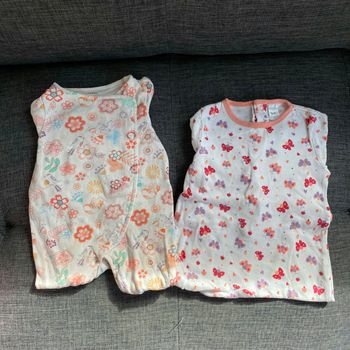 Lot de 2 pyjamas 6mois