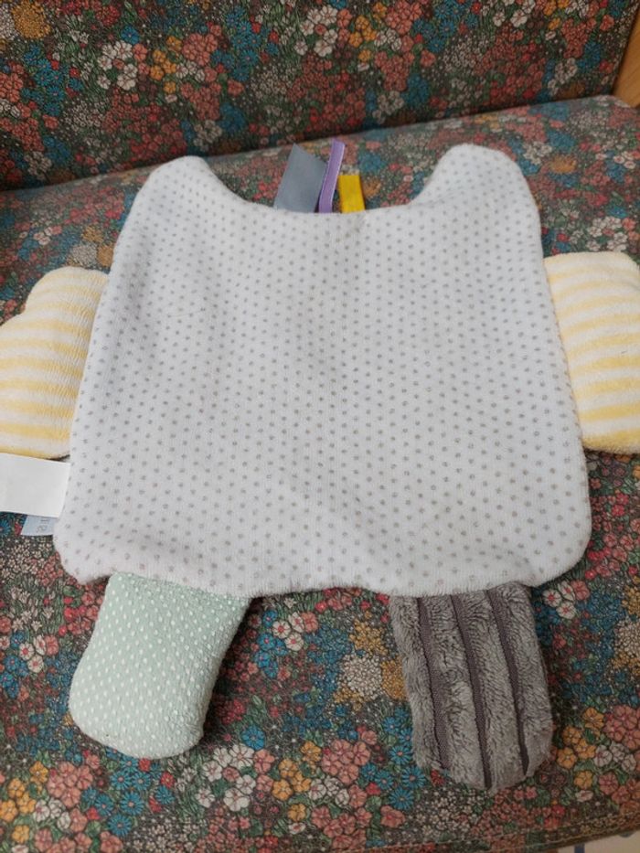 #3 Doudou plat chouette hibou Amadeus Les petits - photo numéro 4