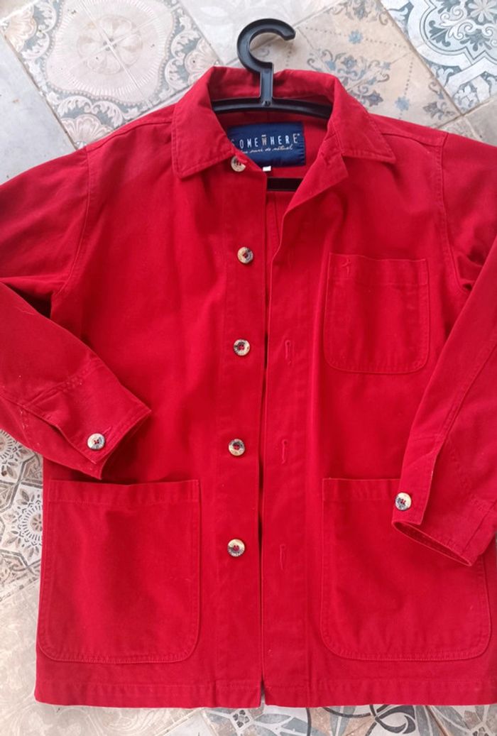 Parka rouge Somewhere - neuf - taille M/L - photo numéro 2