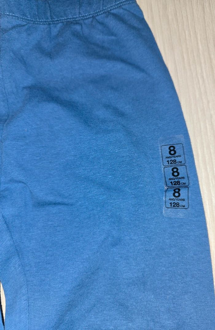 2 leggings bleu 8 ans - photo numéro 2