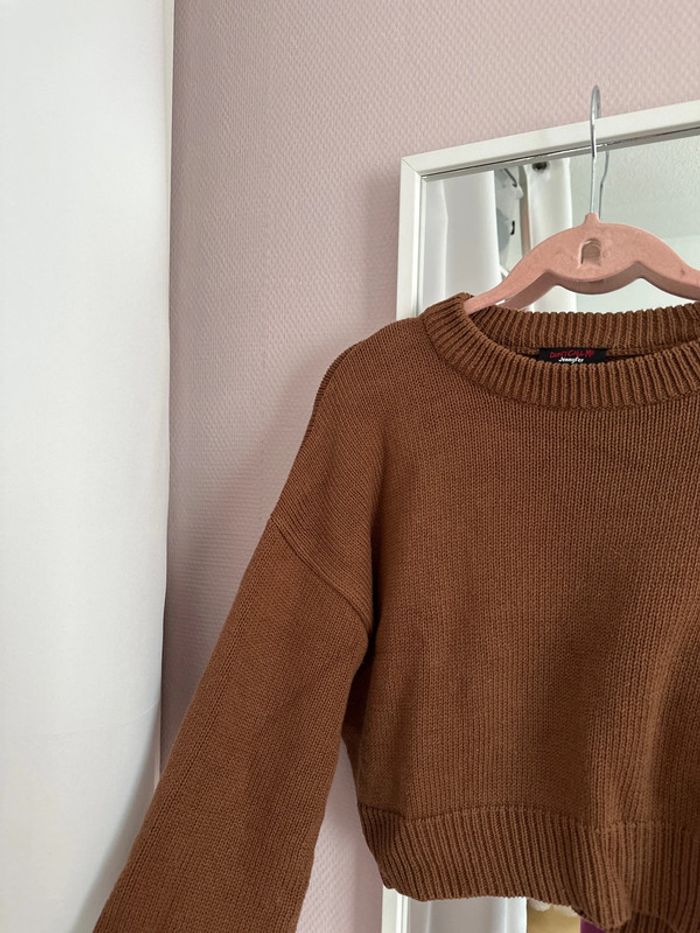 Pull marron - très bon état - photo numéro 2