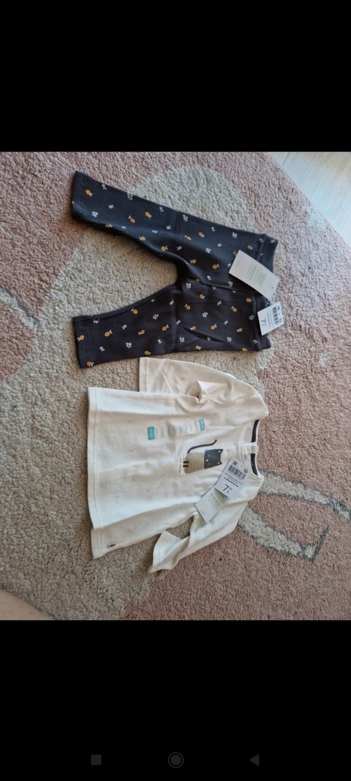 Ensemble fille 6/9mois