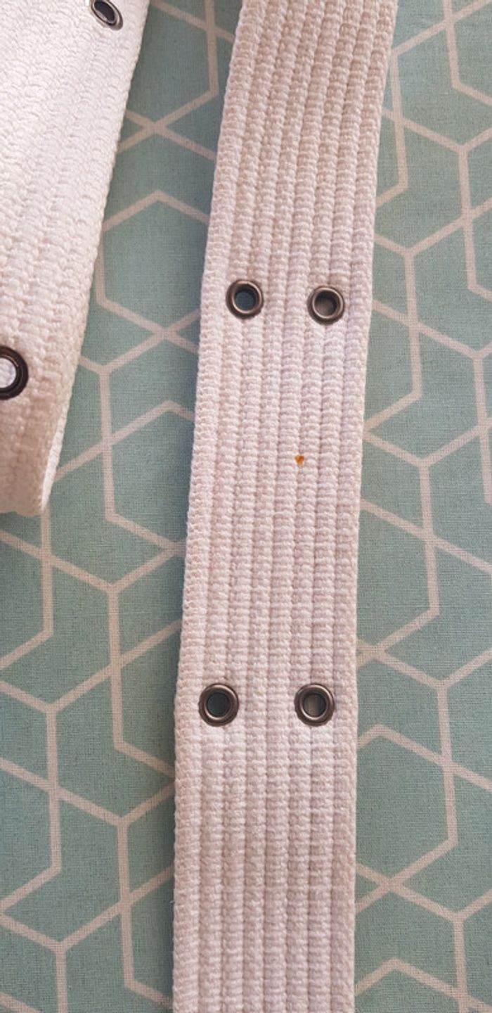 Ceinture blanche unisexe - photo numéro 3