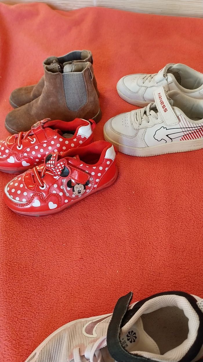 Lot de 3 paires de chaussures fille