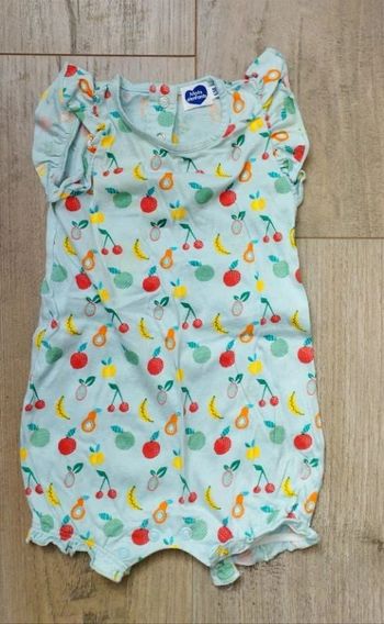 Combinaison short fruits 6 mois