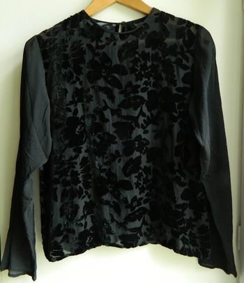 Blouse sexy "Etam" T 36 manches longues