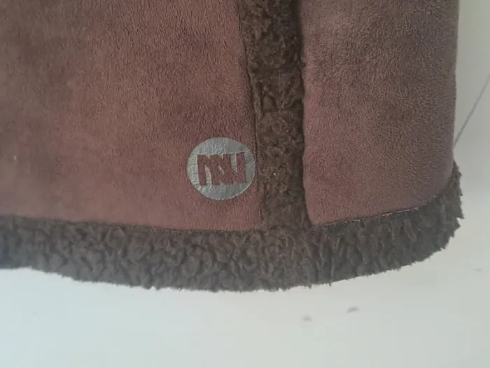 Veste effet Daim manches courtes marron Dorotennis Taille 42/44 - photo numéro 4