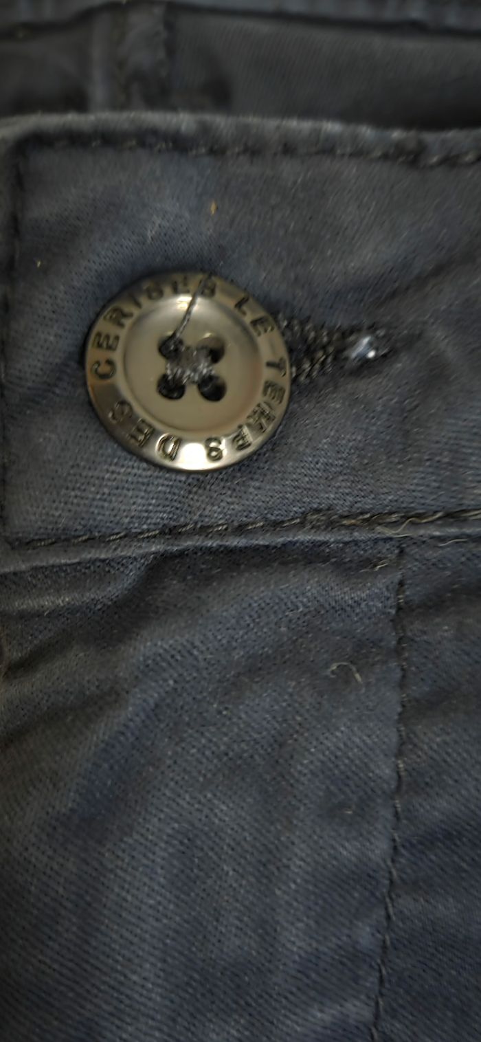 Pantalon Le Temps des Cerises T.29 (38/40 FR) – bleu marine – coupe slim chic – excellent état - photo numéro 3