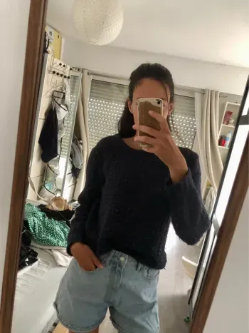 Pull loose bleu marine Claudie pierlot taille s/m