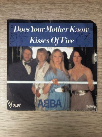 Vinyle 45 tours ABBA Does your mother know