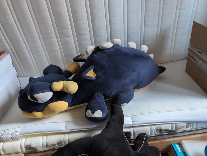 Lot peluche XXL Dofus Wakfu: Grougaloragran, Chacha, Dragoune bleue - photo numéro 2