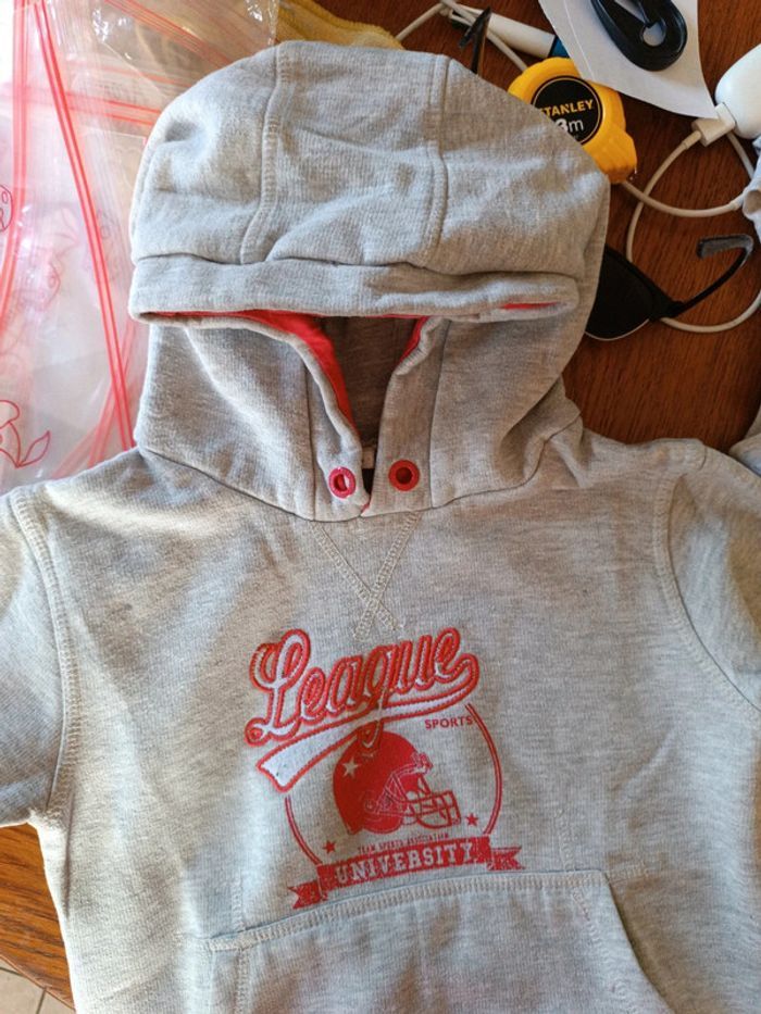 Sweat à capuche Vertbaudet 6A - photo numéro 5