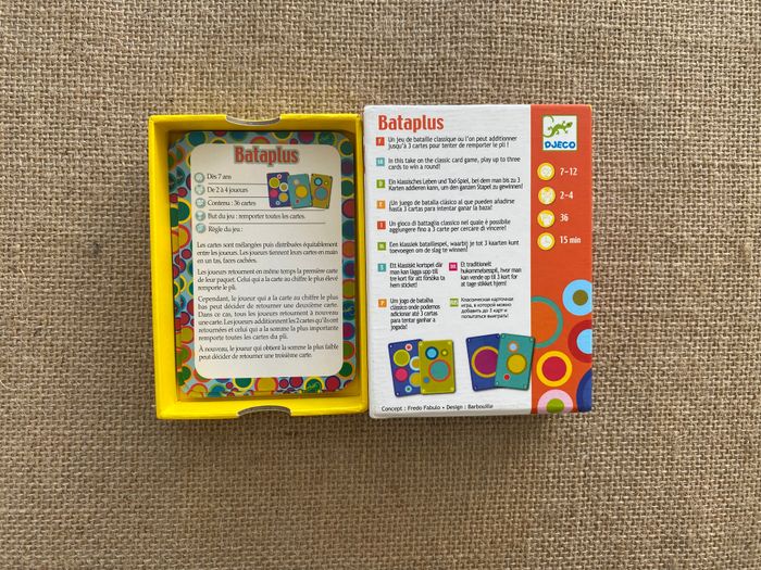 Jeu de société Bataplus jeu de bataille et de défi Djeco - photo numéro 4