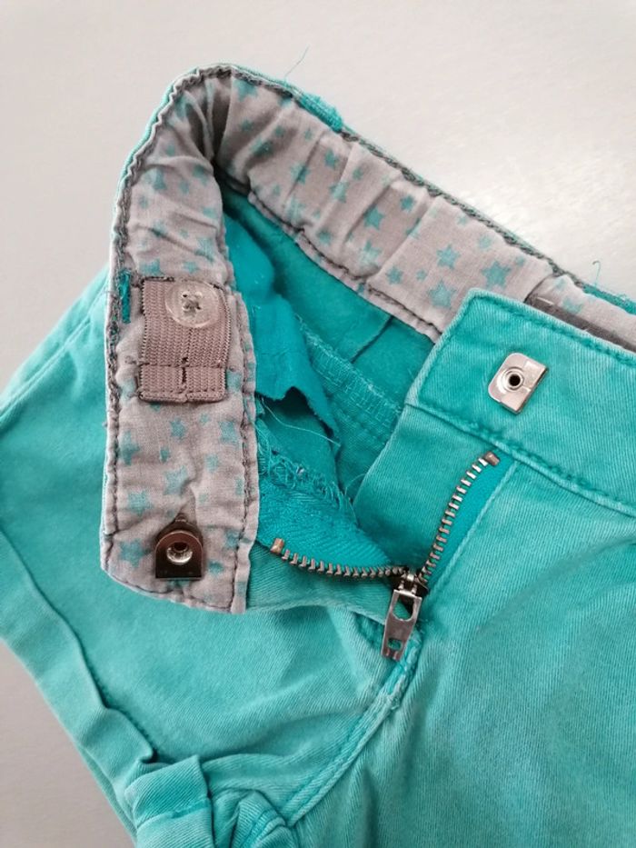 Short menthe turquoise 3ans - photo numéro 3