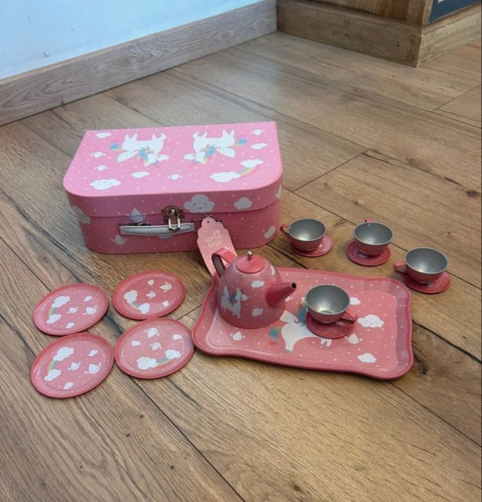 đ Service Ă thĂ© Licorne â Neuf avec valisette â Marque Sass & Belle đ - photo numĂ©ro 5