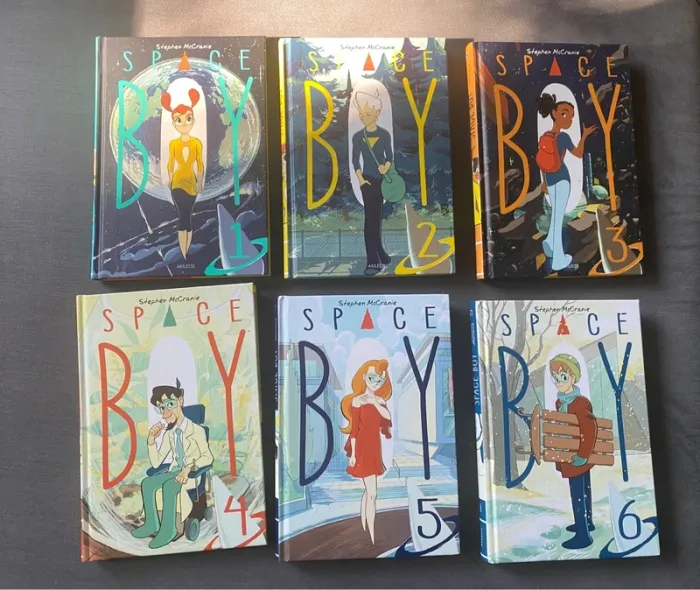 BD space boy Tome 1 à 6