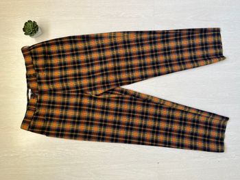 Pantalon vintage à carreaux tartan - Extern Cible - Taille 42