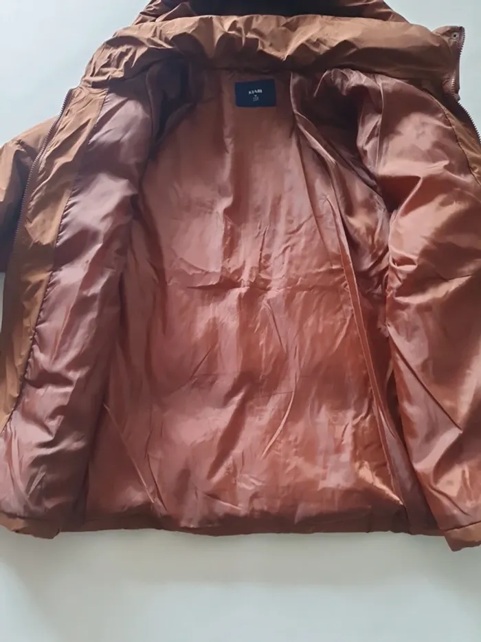 Doudoune femme marron / camel Kiabi taille M - photo numéro 4