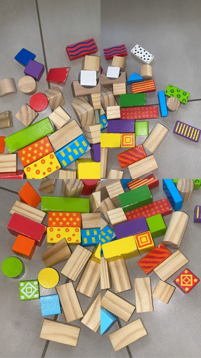 Cubes en bois - photo numéro 2