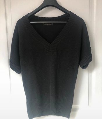 Pull manche courte cache taille 1