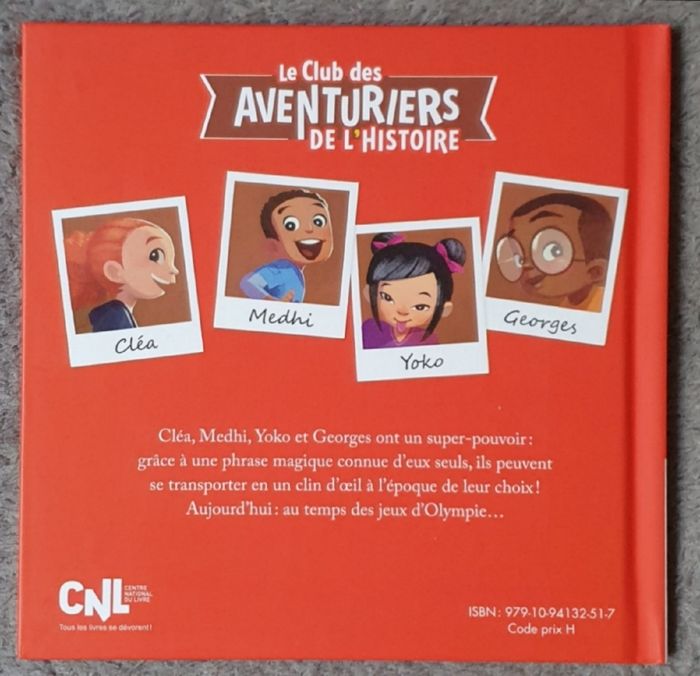 Roman Jeunesse "Les Jeux d'Olympie" - Le Club des Aventuriers de l'Histoire (4-6 ans) / Hachette - photo numéro 2