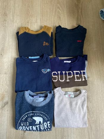 Lot de 6 sweat