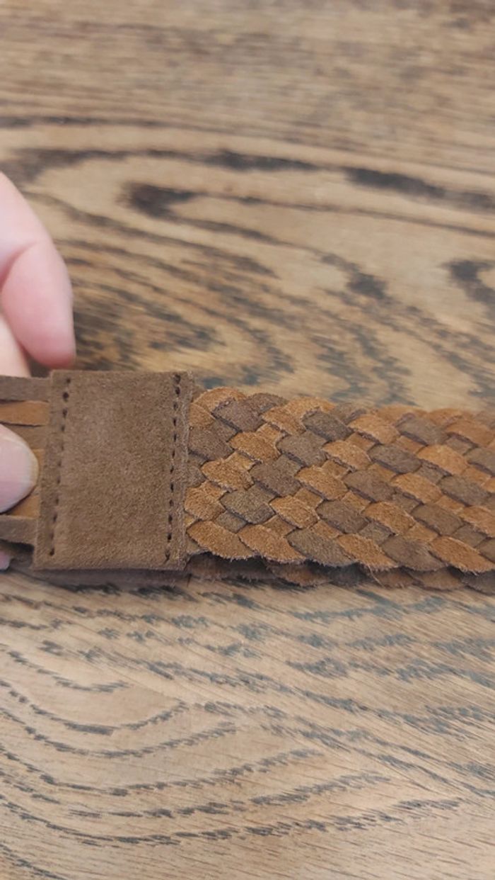 Ceinture tressée Naf Naf cuir taille 3 (85cm) - photo numéro 15