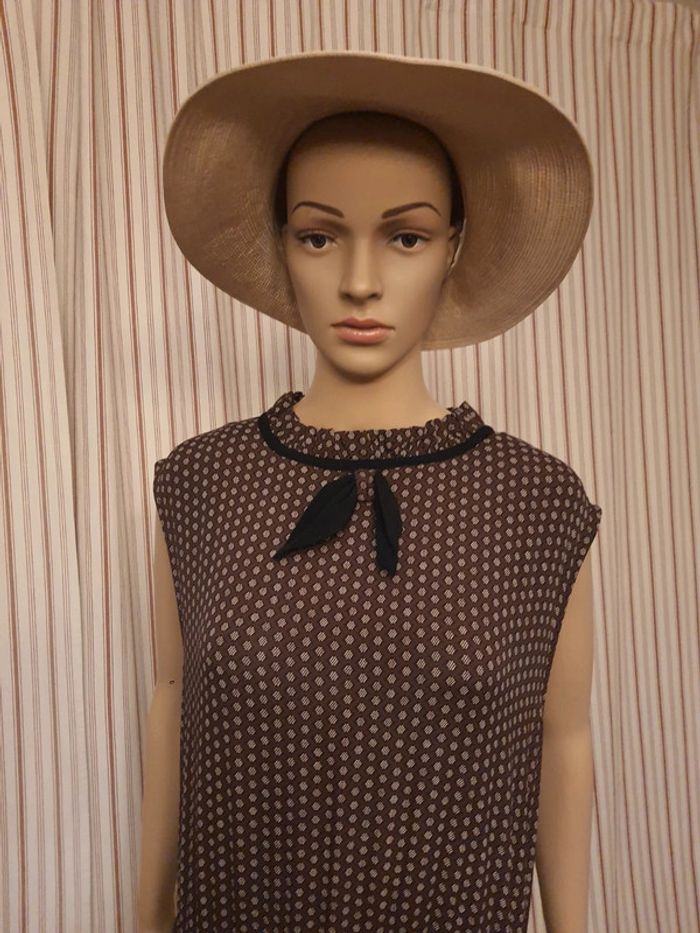 Robe Ganni marron taille XL - photo numéro 4