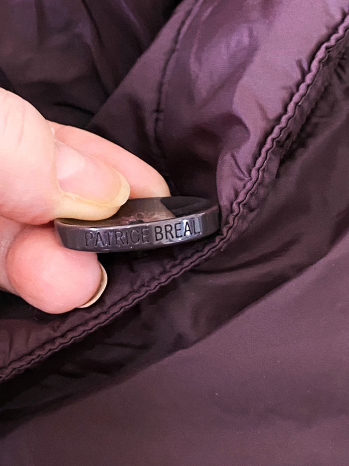 Manteau doudoune bordeaux Patrice Bréal - photo numéro 8