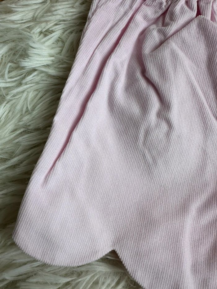 Short en velours rose pale Jacadi taille 24 mois - photo numéro 5