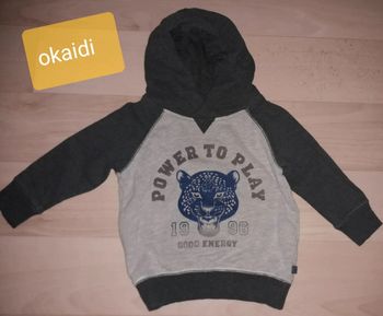 Sweat à capuche Okaïdi 24 mois