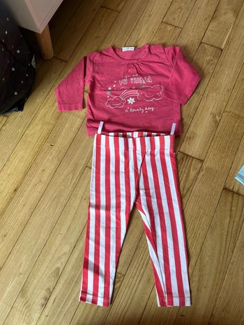 Ensemble fille 6 mois