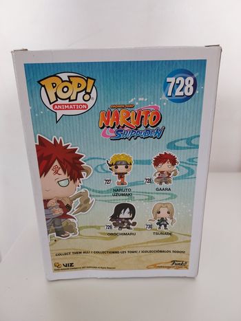 Bonjour

Je vends cette figurine pop
Numéro 728
Gaara 
Très bon état 
Boite abîmée