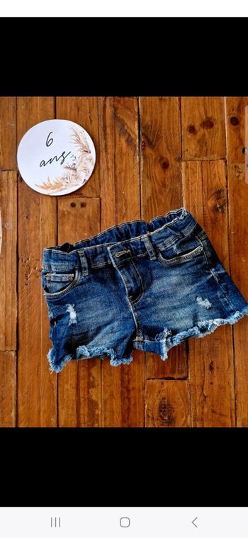 Short effet déchiré souple 6 ans