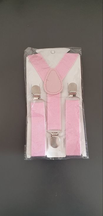 Ceinture à bretelle rose