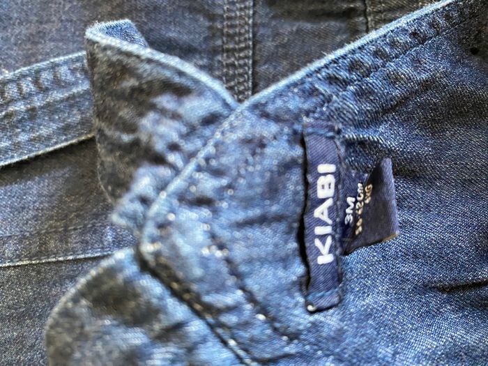 Salopette bleu jean Kiabi 3 mois – look denim intemporel - photo numéro 7